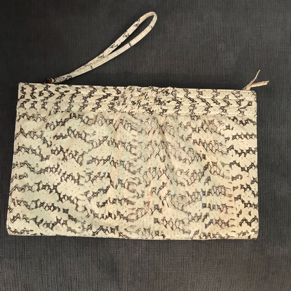 Snakeskin Clutch